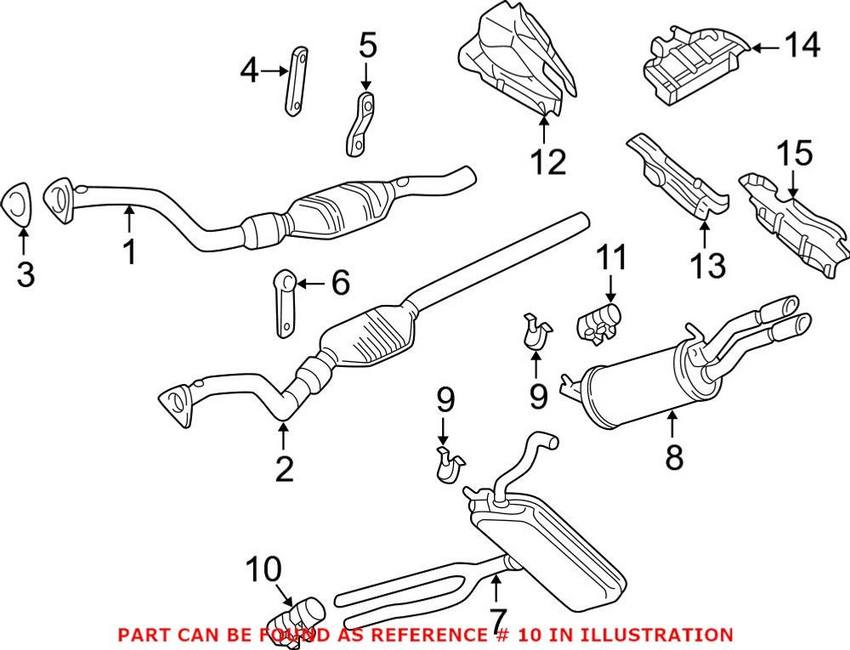 VW Exhaust Clamp 191253141F